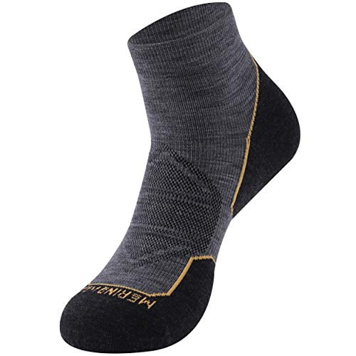Running Socks Zonent Unisex Merino Wool Socks Ankle Athletic Socks Hiking Socks 